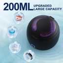 Upgraded Ultrasonic Retainer Cleaner, 45kHz Retainer Cleaner Machine for Denture Cleaner, Retainer Cleaner, Mouth Guard Cleaner, Night Guard Cleaner, Denture Cleaner with 200ML Dental Cleaning Pod