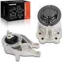 A-Premium Engine Motor Mount and Transmission Mount Kit Compatible with Ford Explorer 2011-2015, Police Interceptor Utility 2013-2015, 3.5L 3.7L, 2-PC Set, Replace# DB5Z6038B, BB5Z6038B