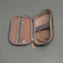 Canboc Hard Case for Canon Ivy 2 1 CLIQ+2 CLIQ 2 Mini Photo Printer Mobile Wireless Bluetooth Instant Camera Printer, Mesh Bag fit Photo Paper Cable, Rose Gold+Rose Gold