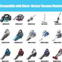 15V Charger for Black and Decker Dustbuster Handheld Vacuum Replacement Charger Power Cord.