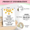 3 x You Are My Sunshine Sign, Inspirational Table Signs, 8 x 11 inches Wooden Sign with Stand, Birthday Gifts for Family Friends, Home Office Bedroom Desk Decor -21