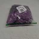 Exclusivo Mezcla Fleece Throw Blanket for Couch, Super Soft Striped Jacquard Bed Blanket, Lightweight Fuzzy Cozy for All Seasons, 50x60 Inches, Purple