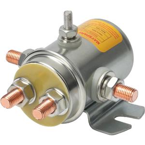 5 Terminal 12V Solenoid Relay 440003 440110 24401-01 for Prestolite Ramsey Winch Golf Cart SBD4201D 15-301 15-338 Compatible with Warn Motor