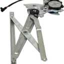 JC Whitney Window Regulator Compatible with 2000-2006 Toyota Tundra with Motor Front, Driver Side JT462912