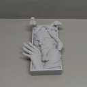 Medusa 3D Printed Decorative Bookend Lightweight Durable Book Shelf Accessories for Friends Stylish Bookend Ideal Home Decor Essential for Book Lovers (Grey Medusa)