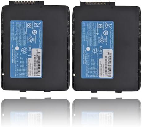 2 Pack BT-000318 Replacement Batteries for Zebra for Symbol TC70 TC70X TC700H TC700K TC72 TC75 TC75X TC75EK TC75AH TC75GK TC77 TC77HL TC20XL BT-000318-01 BTRY-TC70X-46MA1-01 Barcode Scanner Battery One Missing