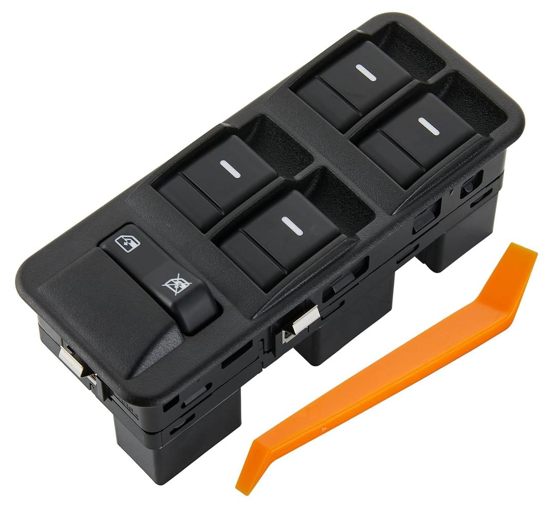 Power Window Switch Fits for Land Rover LR3 2005-2009,Range Rover Sport 2006-2009,Driver Side Control Door vidrios Master Switch OEM YUD501570PVJ,YUD501110PVJ