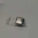 Ravinte 5 Pack Brushed Nickel Kitchen Cabinet Square Knob Single Hole Cabinet Hardware for Dresser Drawer Cabinet Pulls Drawer Knobs Cabinet Knobs Contemporary Antique Rustic