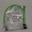 Bike Lock Cable, Bicycle Cable Lock with 4 Digit Combination & Alloy Lock Head, Resettable Kids Bike Cable Lock, 2 Ft x 0.45 IN, Lock for Bike, Scooter, Skateboard, Motorcycle, E Bike (Green)