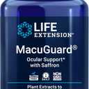 Life Extension MacuGuard Ocular Support with Saffron Eye Health Supplement for Healthy Vision with Lutein, Meso-zeaxanthin, zeaxanthin, Saffron Gluten-Free, Non-GMO 60 softgels (EXP 07/31/26)