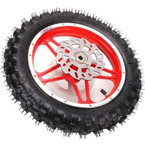 Yctze 2.510in Rear Wheel Rim Tyre Assembly Nonslip Wear off road motorcycle motocross tirespit bike rim 10 inch Dirt Bike Rear Wheel 2.510in Rim Tir