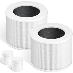 Core Mini Replacement Filter Compatible with LEVOIT Core mini-P Air Purifier, 3-in-1 Pre, H13 True HEPA, Activated Carbon Filtration System,Core Mini-RF,2 Filter & 10 Fragrance Sponge，By Improvedhand