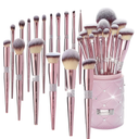 Bueart Design 16Pcs Makeup Brushes Set with Elegant Design Holder Case,Premium Ultra Soft Professional Make up Brushes for Foundation,Blush,Powder,Highlighter,Contour,Eyeshadow