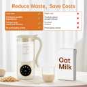 Dancongtea 48 oz Nut Milk Maker Machine with 16 Blades, 8 in 1 Automatic Homemade Almond, Oat, Soy, Plant-Based Milk and Dairy Free Beverages, Almond Maker, Self-cleaning, Keep Warm/24-Hour Delay