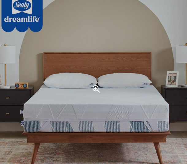 Sealy® Dreamlife™ 3” Gel Memory Foam Mattress Topper with Cooling Cove (King)