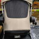 UPPAbaby RumbleSeat V3 Second Lower Seat - Compatible with Vista V2 and Vista V3 - All-Weather Seat + Magnetic Buckle Adapters Included - Declan (Oat Mlange/Silver Frame/Chestnut Leather)