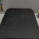 11" Folding Step Stool, Non-Slip 16x12 Large Platform, Portable Compact Sturdy 1-Step Stools for Kids Adults Seniors at Indoor Outdoor - Durable & Safe (11 inch, Black)