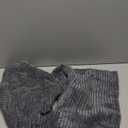 MIULEE Dark Grey Corduroy Pillow Covers 16x16 Inch with Splicing Set of 2 Soft Boho Striped Pillow Covers Broadside Decorative Textured Pillowcases for Couch Cushion Bed Livingroom