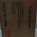 FROMJBEST End Table Set of 2, Side Table, Nightstand, Sofa Side Table with Shelf, Modern End Table for Living Room, Bedroom (Brown&black)