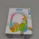 MIDOLA Kids Headphones Bluetooth 5.4 Wireless 68H Play Time Volume Limit 85/94dB Over-Ear Foldable Headset,Type-C Fast Charging, Wired Aux Mic for Toddler Child Pad Tablet Purple