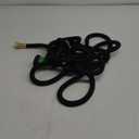 Flexi Hose Expandable Garden Hose with 8 Function Nozzle, 50FT - Lightweight Retractable Garden Hose, Water Hose - No-Kink Flexibility, 3/4 Inch Solid Brass Fittings and Double Latex Core (Black)