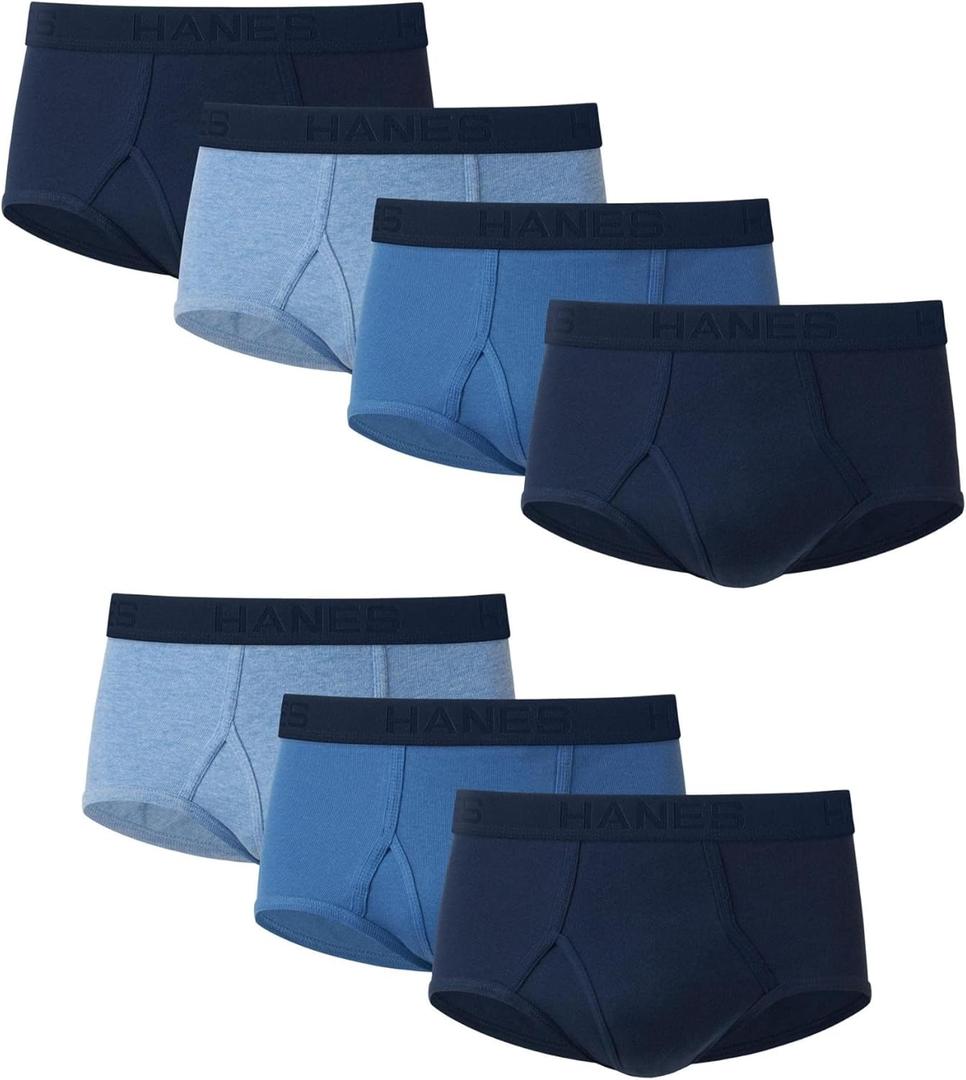Hanes Ultimate Men's Briefs, Soft Moisture Wicking Underwear, Tagless, 7-Pack (Medium)