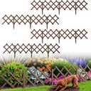 Expandable Garden Fence, Wood Lattice Panels for Outside, Trellis for Climbing Plants Outdoor for Climbing Plants Such as Ivy and Roses, As Well as Decorating Garden Terraces and Rooms (2)