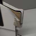 Oterri File Organizer, 2 Packs Large Storage Box, Cardboard File Folder Organizer, Collapsible File Box for Hanging File Folders Letter Size, Portable Filing Organizer with Handle (Black, Letter Size - 2 Packs-Large)