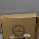 Pinkpum 20'' Eucalyptus Wreath for Front Door, Porch, Window - Green Decor for Home, Farmhouse - Spring, Summer, Fall, All Seasons (White)