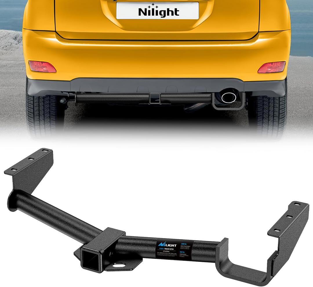 Nilight Class 3 Trailer Hitch 2 Inch Receiver for 2004-2007 Toyota Highlander; 2004-2006 Lexus RX330 ; Lexus RX400h 2006-2008; Lexus RX350 2007-2009; Multi-Fit Hitch Ball Mount Cargo Carrier Bike Rack