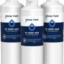 GLACIER FRESH Water Filter LT1000PC Replacement for Refrigerator, Compatible with MDJ64844601, ADQ747935 ADQ74793504 Water Filter (3 Pack)