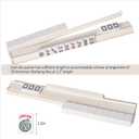 TIASUSAN 4PCS Mahjong Racks with Pushers (White), American Mahjong All-in-one Tile Rack with Pusher Combo