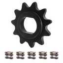 11T Teeth 25H Chain Motor Sprocket with Master Links Compatible with Razor MX650 MX500 SX500 Mini Bike Go Kart Cart MY1020 DC Motor Parts Mcgrath RSF650 Dirt Rocket Bike Kids Electric Scooter