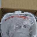 LEVERLOC Powerful Suction Cup Toothbrush Holder, DrillFree Wall Shower Holder for Toothbrush, Toothpaste, Razor, Removable Suction Cup in Shower, Selfdraining Kitchen Tableware Organizer, White