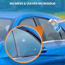 Car Window Cleaner Kit - Includes 500 ml Spray Cleaner and 30cm x 30cm Microfiber Cloth for a Streak-Free Shine, Showroom-Quality Finish - Safe on Tinted Windshields and Car Body Paint