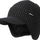 Ear Protection Beanie Hats for Men & Women - Warm Winter Knit Hats for Outdoor Hiking, Skiing, Running, Dog Walking