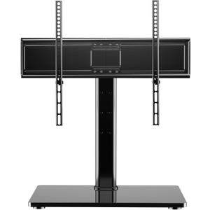 XINLEI Universal Swivel TV Stand Base Table Top TV Stand for 32-75 Inch TVs 60 Degree Swivel, 12 Height Adjustable Monitor Mount Stand, Max VESA 600x400mm,Holds up to 99lbs TS204