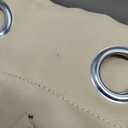 Hiasan Short Blackout Curtains for Bedroom - Thermal Insulated & Energy Saving Window Curtains for Living Room, 2 Drape Panels Sewn with Tiebacks, Beige, 38 x 45 Inch