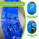 Trampoline Pad, 10FT Trampoline Replacement Safety Pad, Universal Trampoline Pads, Spring Cover, Waterproof, Tear Resistant, Round Arch Trampoline Parts for Kids