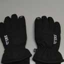 ZENUTA Waterproof Winter Snow Ski Gloves, Windproof Warm Breathable Thermal Glove for Men and Women, with 5-Finger Touchscreen for Driving, Workout, Running, Hiking, Cycling, Snowboarding (Black,L)