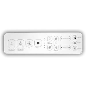 Bidet Remote Control for WLJBIDET Bidet Toilet Seat, Compatible Series O7, S7, O80K, U90,O50M with Mounting Bracket, White
