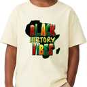 Toddler Juneteenth T-Shirts for Boys Girls Freedom 1865 Shirt Short Sleeve Cotton 2T-8T
