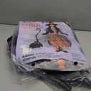 Spooktacular Creations Witch Costume Kids, Light Up Halloween Costumes Witch Dress with Hat and Broom for Girls, Sweet Wizard Set for Toddler Scary Halloween Themed Parties, Orange, 3T