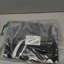 Black Door Mat Welcome Mats Outdoor Indoor Non-Slip Doormat for Entryway Low-Profile Floor Mat for Yard, Garage, High Traffic Areas (30"x17.5", Black) (1'6" x 2'6" (Rectangular))