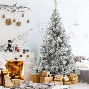 6Ft Christmas Tree With Snow