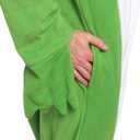 Funziez! Adult Onesie Halloween Costume Animal Dinosaur Shark Unisex Plush One Piece Cosplay Suit for Adults, Men and Women (Toad)