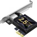 TP-Link 2.5GB PCIe Network Card (TX201)  PCIe to 2.5 Gigabit Ethernet Network Adapter, Supports Windows 11/10/8.1/8/7, Win Server 2022/2019/2016, Linux