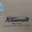 XtremepowerUS 13" Sand Filter 3/4HP Pool Pump 2,400GPH for Above Ground Swimming Pool Multi-Port Valve Up to 10,000 Gallons, 1-1/4"NPT Pool Sand Filter with Enhanced Circulation System