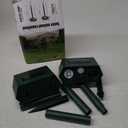 2Pack 2026 Ultrasonic Animal Repellent Outdoor Deer Repellent Devices Solar Animal Repeller Motion Activated Deterrent to Scare Cat Squirrel Rabbit Raccoon Skunk with LED Flash Lights for Yard Lawn (Green)