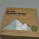 3-Pack Organic Baby Swaddle Sleep Sacks - Swaddles for Newborns, Infant 0-3 Months, Baby Girls, Boys, Soft & Snug Newborn Sleep Sack, Nursery Swaddling Blankets (Bunnies, OS)